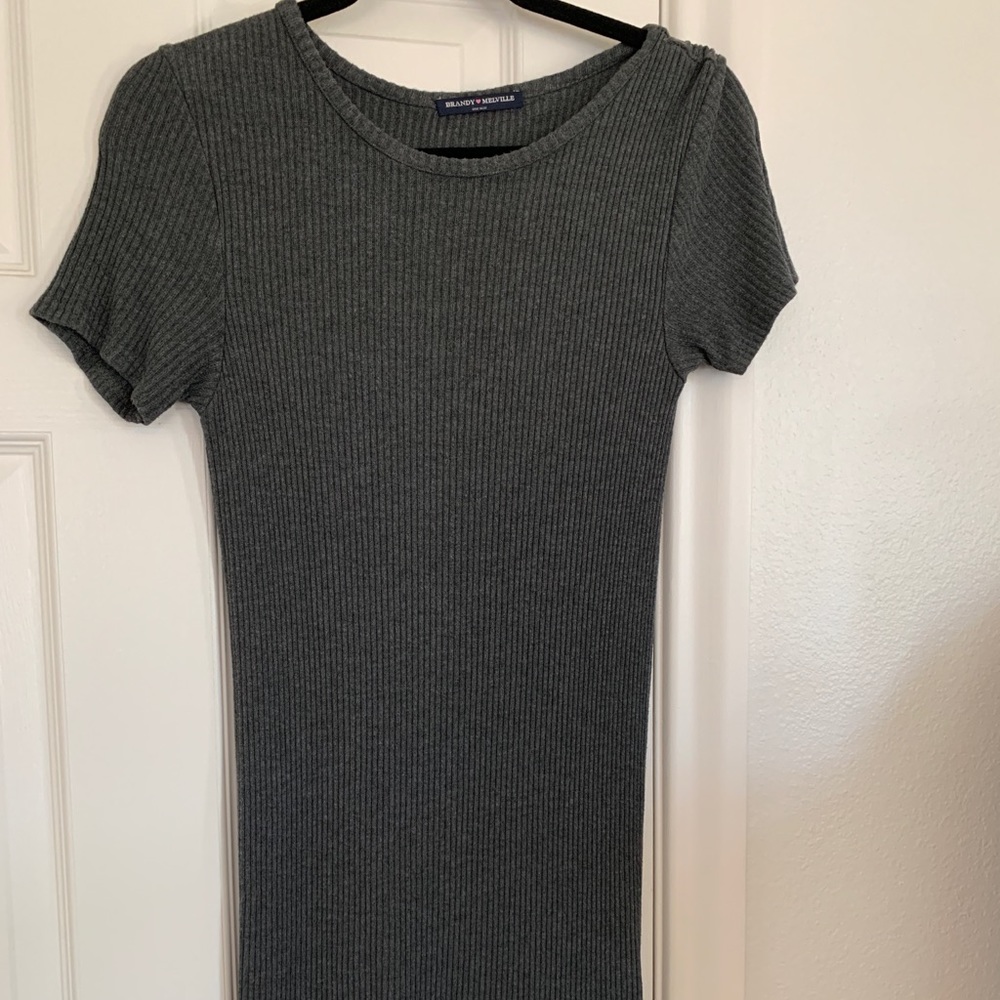 Brandy Melville Grey t shirt dress